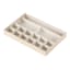 Vinyl Jewelry Organizer, Beige