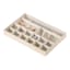 Vinyl Jewelry Organizer, Beige