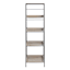 Black Metal Folding Rack with Wood Tray Layer