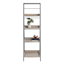 Black Metal Folding Rack with Wood Tray Layer