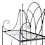 Providence 5-Tier Black Gothic Baker Rack with Metal Wire Shelves