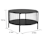Crosby St. Xander Coffee Table, Black