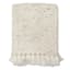 Honeybloom White & Yellow Dot Throw Blanket, 50x60