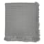 Laila Ali Grey Waffle Woven Throw Blanket, 50x60