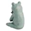 Outdoor Sitting Yoga Frog Statue, 11.5"