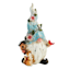Blue Hat Gnome Outdoor Garden Statue, 9"