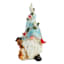 Blue Hat Gnome Outdoor Garden Statue, 9"