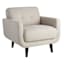 Crosby St. Hadley Tufted Back Accent Chair, Taupe
