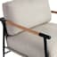 Ty Pennington Cruz Metal Accent Chair, Grey