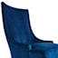 Providence Cassia Velvet Accent Chair, Navy Blue