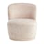 Laila Ali Caila Velvet Swivel Accent Chair, Taupe