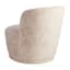 Laila Ali Caila Velvet Swivel Accent Chair, Taupe