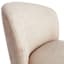 Laila Ali Caila Velvet Swivel Accent Chair, Taupe