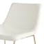 Crosby St. Drake Faux Leather Lounge Chair, Cream