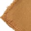 Brown Raw Edge Woven Throw Blanket, 50x60