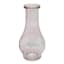 Pink Glass Bud Vase, 7"