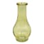Yellow Glass Bud Vase, 7"