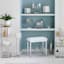 Johnathan 2-Tier Mirrored Vanity Tray, Chrome