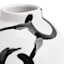 Crosby St. Black & White Artistic Ceramic Vase, 6"