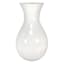 Providence White Ceramic Vase, 10"