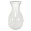 White Ceramic Vase, 8"