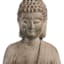 Found & Fable Buddha Outdoor Garden Statue, 16"