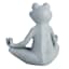 Yoga Frog Outdoor Garden Statue, 14"