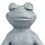Yoga Frog Outdoor Garden Statue, 14"