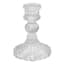 3x4 glass candle holder clear
