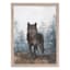 Ty Pennington Wolf Wood Framed Canvas, 6x8
