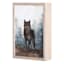 Ty Pennington Wolf Wood Framed Canvas, 6x8