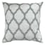 Light Grey Terry Loop Throw Pillow, 20"