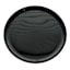 Set of 10 Black Salad Plates, 8"