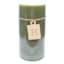 Honeybloom Green Unscented Pillar Candle, 3x6