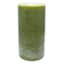 Honeybloom Green Unscented Pillar Candle, 3x6