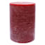 Honeybloom Red Unscented Pillar Candle, 4x6