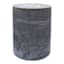 Honeybloom Black Unscented Pillar Candle, 6x8