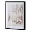 Glass Framed City Print Wall Art, 20"