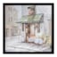 Glass Framed City Storefront Print Wall Art, 20"