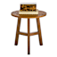 Honeybloom Sierra Accent Table, Rustic Natural