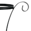 Gazing Ball Garden Stand, 10"