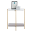 Crosby St. Wren Square Marble Top End Table