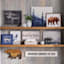 Ty Pennington Framed Wolf Canvas Wall Art, 12x16