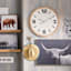 Ty Pennington Round Wooden Wall Clock, 28"