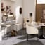 Crosby St. Jude Grey Backless Barstool, 30"