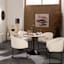 Crosby St. Mariana Marble Bistro Table, Black