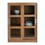 Honeybloom Fullerton 3-Shelf Sliding Door Cabinet