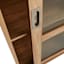 Honeybloom Fullerton 3-Shelf Sliding Door Cabinet