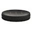 Crosby St. Matte Black Biker Textured Soap Dish, 5.8"