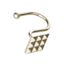 12-Piece Biker Satin Nickel S-Shaped Shower Curtain Hooks
